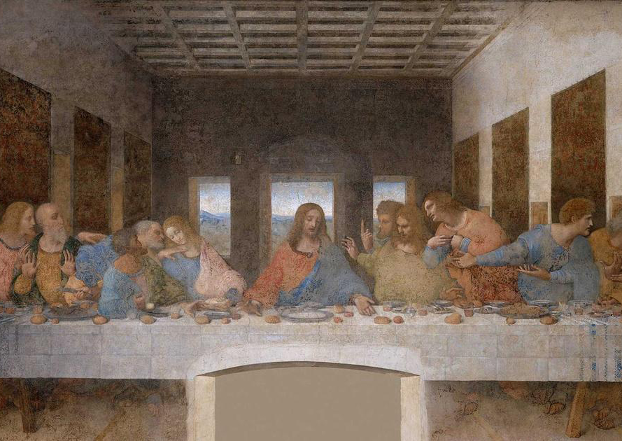 The painting The Last Supper by Leonardo da Vinci